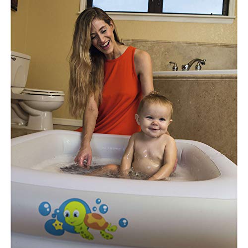 Bestway 51116 - Piscina Hinchable Infantil Bañera Bebé 86x86x25 cm