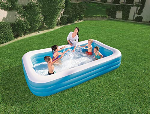 Bestway 54009 - Piscina Hinchable Infantil Rectangular 305x183x56 cm