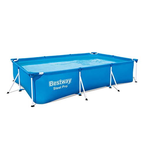 Bestway 56404-19 Infantil Bestway Deluxe Splash Frame Pool Piscina Desmontable Tubular, 300 x 201 x 66 cm