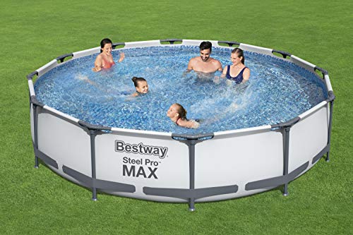 Bestway 56416 - Piscina Desmontable Tubular Steel Pro Max 366x76 cm Depuradora de Cartucho 1.249 litros/hora