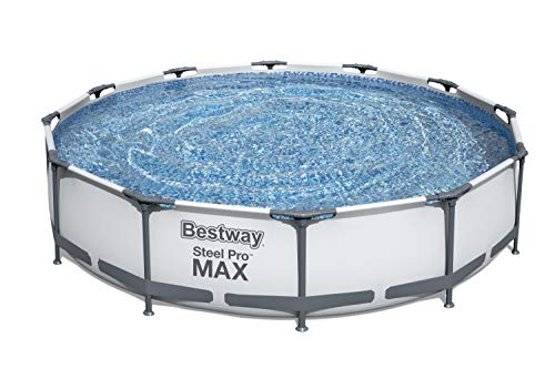 Bestway 56416 - Piscina Desmontable Tubular Steel Pro Max 366x76 cm Depuradora de Cartucho 1.249 litros/hora