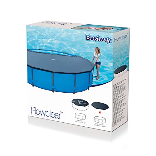 Bestway 58036 - Cobertor Invierno para Piscina Desmontable Ø305 cm Redonda