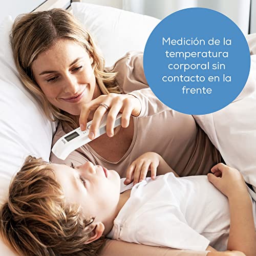 Beurer FT 85 Termómetro digital de infrarrojos sin contacto, termómetro rápido para la medición higiénica y segura de la temperatura corporal en la frente