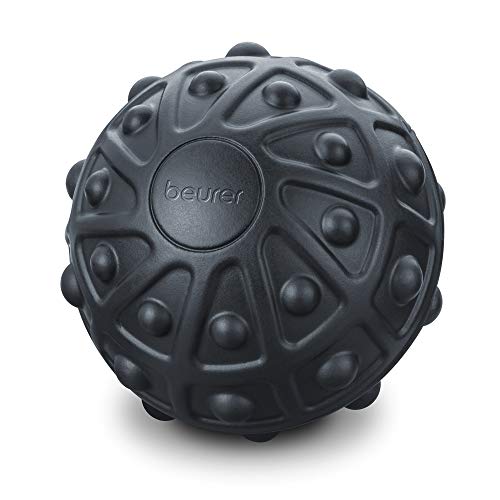 Beurer MG 10 Bola de masaje con vibración, forma ergonómica y estructura de superficie de acción profunda, para el masaje selectivo de puntos gatillo en zonas musculares tensas