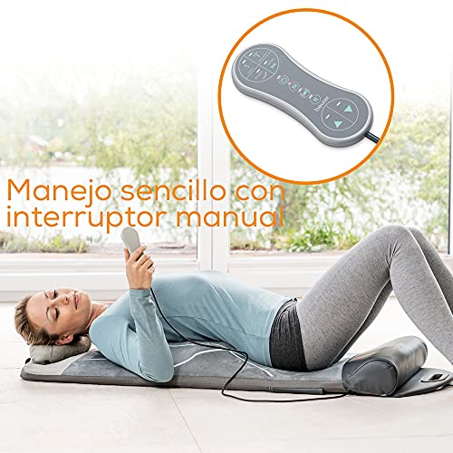 Beurer MG 280 Esterilla para yoga y estiramientos, para estirar los músculos y relajarse, estera de masaje para el cuello, los hombros y la espalda, plegable