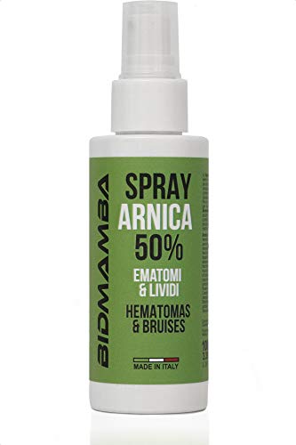 BidMamba Spray Arnica 100ml | Spray Crema Arnica Anti Inflamatoria, Crema Dolores Musculares Y Articulaciones, Relajante Muscular Dolor De Espalda, Arnica Crema Masaje Fisioterapia Dolor Espalda