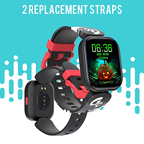 BILIFIT Reloj Inteligente Niño, 1.4" Smartwatch Niños Impermeable IP68, Pulsera Actividad Niño con 19 Modos de Deporte, Pulsómetro, Monitor de Sueño, Podómetro, Regalo para Niños de 6-14 Años