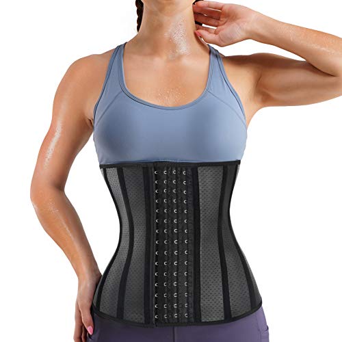 Bingrong Faja Deportiva Neopreno Mujer Entrenador de Cintura Faja Reductora Corset Rreductor Mujer Fitness Waist Trainer Belt Cinturon de Sudoracion