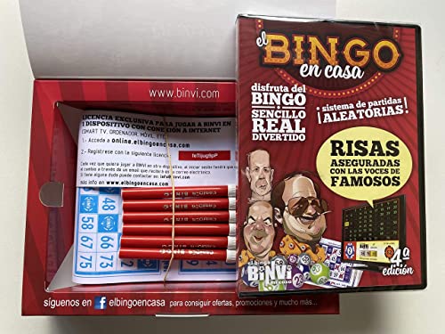 Binvi Bingo 4ª Edicion Nacional 2X1 Online+DVD 160 cartones