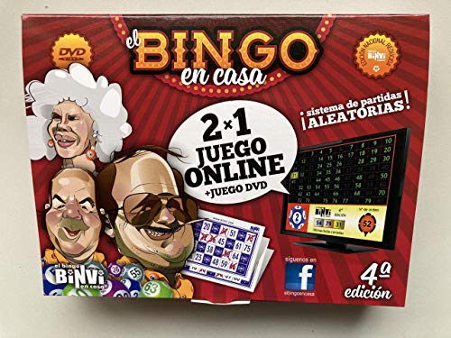 Binvi Bingo 4ª Edicion Nacional 2X1 Online+DVD 160 cartones