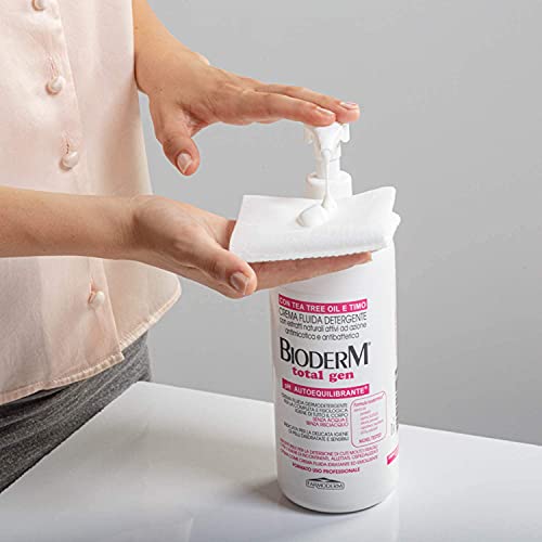 Bioderm Total Gen - Crema Limpiadora Hidratante, Emoliente y Refrescante - Sin Aclarado para la Higiene Diaria Corporal Sin Agua - Indicada para el Aseo de Personas Encamadas - 250 ml