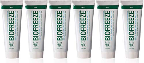 Biofreeze Pain Relieving Gel, 4 Ounce, Pack of 6