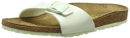 Birkenstock Schuhe Madrid Birko-Flor Graceful Schmal Mint (439783) 41 Gruen