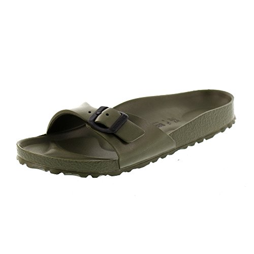 Birkenstock Schuhe Madrid EVA Schmal Khaki (128253) 36 Gruen