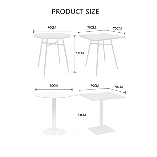 Bistro Set mesa y sillas de patio, Juego de bistró de muebles de jardín de ratán PE Juego de café al aire libre del patio, 2 sillas plegables de tejido de mimbre y 1 mesa, Fácil de plegar