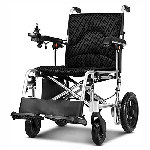 BJH Silla de Ruedas eléctrica Plegable, para discapacitados, Carrito Plegable, Scooter para discapacitados, Capacidad de acción compensatoria, Silla eléctrica, Viaje fácil