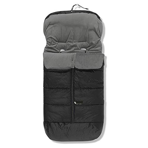 Black friday - Saco POLAR de Invierno de Silla de Paseo - (Casi Universal-Bugaboo-Mclaren) - Color: Negro - OFERTA