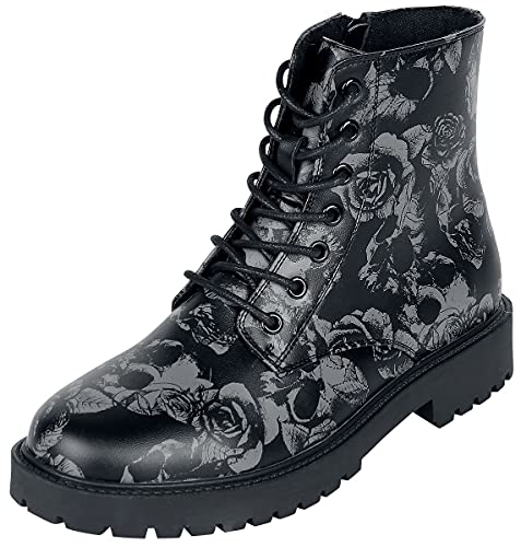 Black Premium by EMP Alive and Kicking Mujer Botas Negro EU40, Poliuretano,