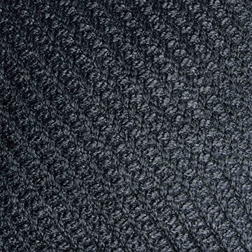 Black Velvet Studio Funda cojín Knot 80% Lana y 20% poliéster, Color Gris Oscuro. Tejido con Nudos Rico en Textura 45x45 cm.