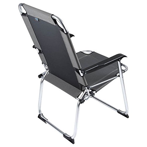 Bo-Camp - Silla de Camping Plegable, Color Negro