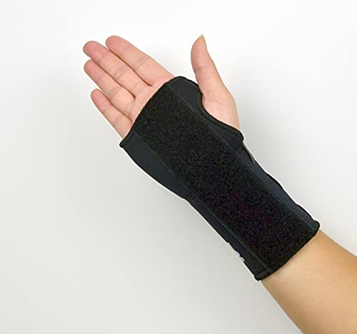 Body Sync - Muñequera para túnel carpiano, ajustable, color negro, de neopreno, para artritis, tendinitis, dolores en las articulaciones y fracturas, se adapta a la mano derecha, médicamente aprobado