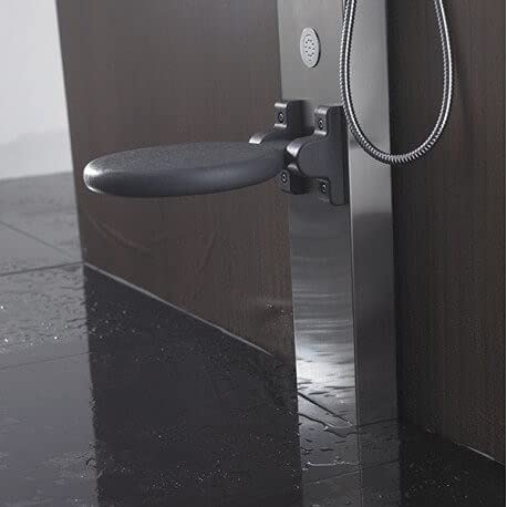 Bodyclean Columna de 215x33x20cm Inoxidable de Ducha balneo S179-T con Asiento Incorporado