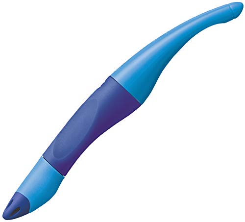 Bolígrafo Roller – Stabilo EASYoriginal – Bolígrafo ergonómico recargable – Azul – Mano Derecha