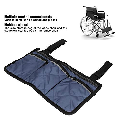 Bolsa De Almacenamiento Multifuncional Silla De Silla De Ruedas Bolsa Colgante Silla De Oficina Silla De Almacenamiento Bolsa De Almacenamiento Armés Pouch Organizador Azul Marino Accesorios Para Sill