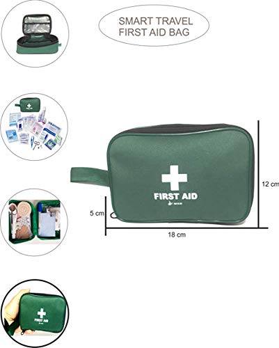 Bolsa de Primeros Auxilios Impermeable Molle Sistema Nylon Bolsa de Pierna Estilo Militar Táctico Bolsillo portátil de Emergencia Médica Botiquín al Aire Libre