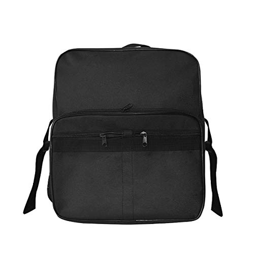 Bolsa Silla De Ruedas, Ayuda A La Movilidad Vespa Mochila para Ancianos, Discapacitados Mayores -Hacer Su Silla De Ruedas Manos Libres Mochila Bolsa/Mochila Scooter Universal,Negro