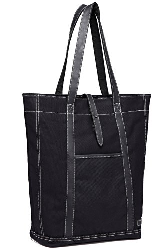 Bolsos de Mujer, Bolsa de Hombro Vendimia Bolsos Bandolera de Mujer Gran Capacidad Mujer para el Trabajo Bolsa de la Compra Bolsa de Playa (Negra)