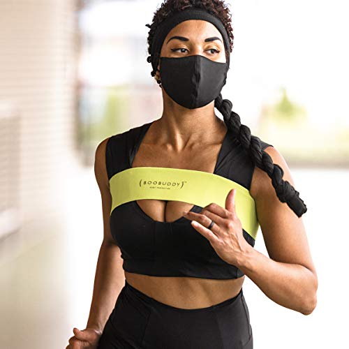 Booband Sujetador Deportivo para Mujer - Yoga Fitness Top para Correr, Entrenar y Hacer Ejercicio - Parte Superior Ajustable y Cómoda - Previene Lesiones y Mejora la Postura - Tamano: M