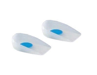 BOOLAVARD par de tacones de Gel de silicona en 100% silicona de grado médico hueso del talón medio, Plantar espina para aparatos ortopédicos