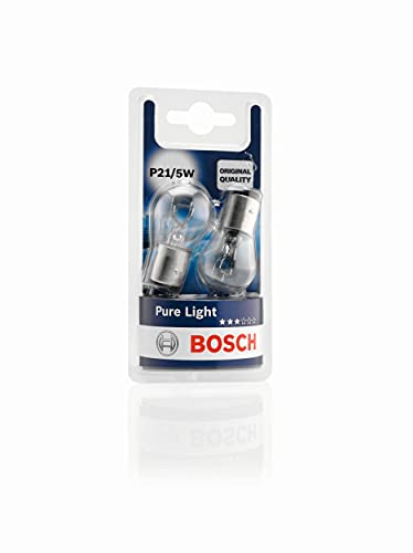 Bosch P21/5W Pure Light Lámparas para vehículos - 12 V 21/5 W BAY15d - Lámparas x2