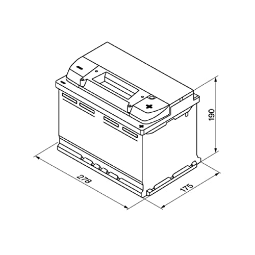 Bosch S5008 Batería de automóvil 77A/h-780A