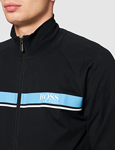 BOSS Authentic Z Chaqueta con Cremallera, Black2 01, L para Hombre