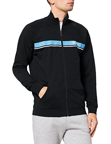 BOSS Authentic Z Chaqueta con Cremallera, Black2 01, L para Hombre