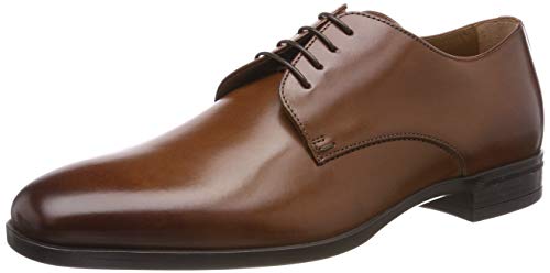 BOSS Kensington_derb_bu Zapatos de cordones derby Hombre, Marrón (Medium Brown 210), 40.5 EU (6.5 UK)