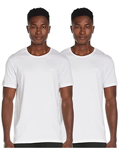 BOSS T-Shirt RN 2P Camiseta, Blanco (White 100), XXL (Pack de 2) para Hombre