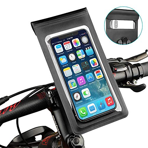 Bostar Bicicleta Soporte Movil, Protector Movil Impermeable, Bolsa Bicicleta Manillar, Universal Accesorios para Ciclismo, Bike Holder, Bolsas de Ciclismo para Movil por Debajo de 6,5 Pulgadas