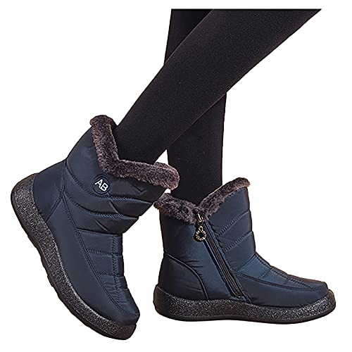 Botas De Nieve Mujer botas con pelo por dentro mujer botas altas mujer tacon zapatos de mujer invierno botas frio mujer bota militar mujer botas ancho especial bota cowboy mujer