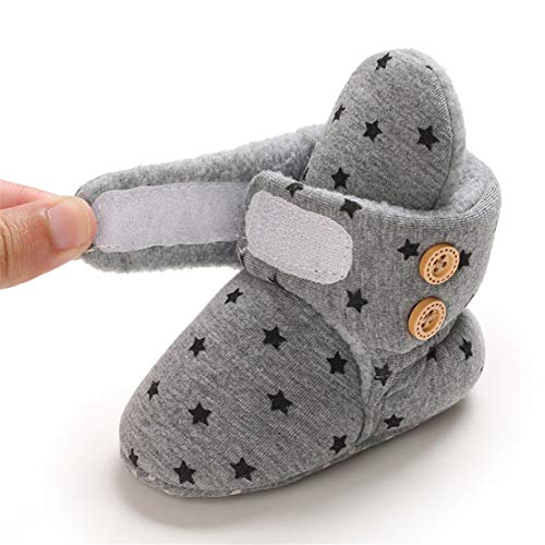 Botitas y Patucos para bebés, Lindo Dibujos Animados Invierno Animal Calentar Casa Antideslizante Suela Zapatillas Regalo para Bebés de 0 a 18 Meses