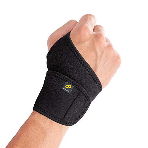 Bracoo WS10 I muñequera de neopreno versátil, totalmente ajustable, para dolor, esguinces, distensiones, inestabilidad articular, tendinitis de muñeca, mano derecha e izquierda