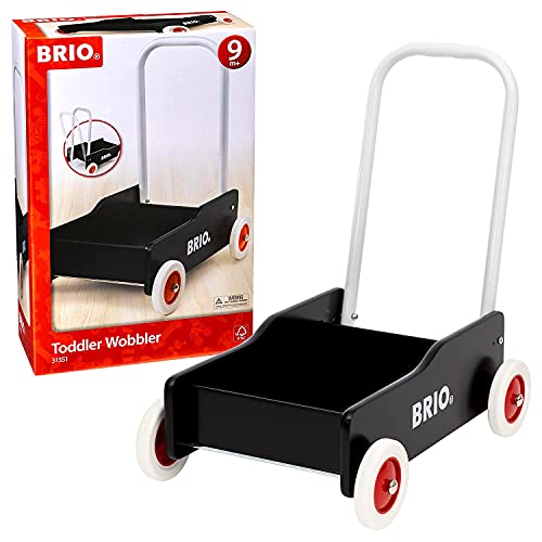 Brio 31351000 - Andador de madera, color negro [importado de Alemania]