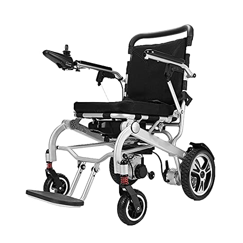 BSJZ Silla de Ruedas eléctrica, Plegable, Liviana, Silla de Ruedas eléctrica de Viaje La Silla de Ruedas eléctrica se Puede abordar en una Variedad de Ocasiones Marc