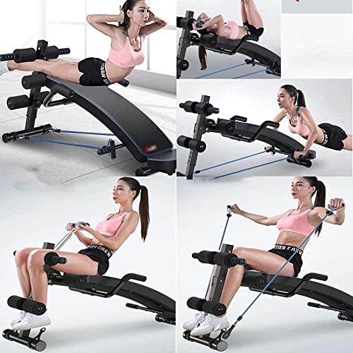 BSJZ Taburete Multifuncional con Mancuernas para Tablero supino, Equipo de Ejercicios para músculos Abdominales, Taburete para Press de banca, Silla para Ejercicios,