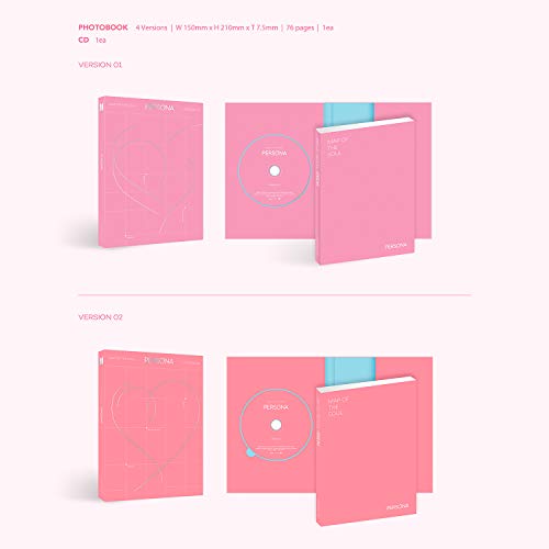 BTS Album - MAP OF SOUL : PERSONA [ 3 Ver. ] CD + Photobook + Mini Book + Photocard + Postcard + Photo Film + FREE GIFT