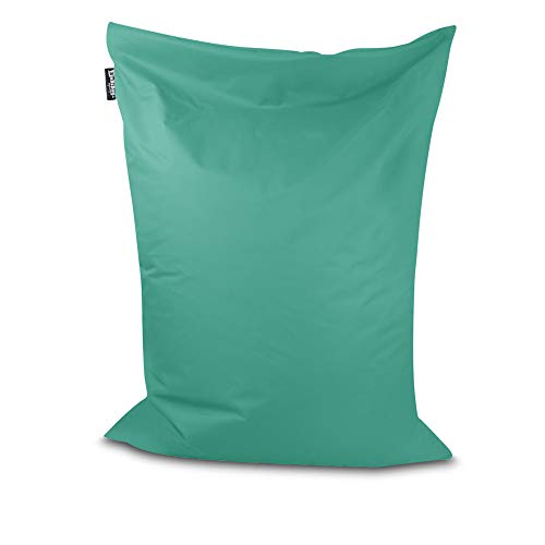 BuBiBag Puf sin sustancias nocivas, para interior y exterior, 31 colores y 13 tamaños, impermeable, repele la suciedad, gigante, cojín de suelo para niños y adultos (150 x 120 cm, 360 L)