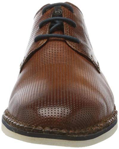 bugatti 311892014100, Zapatos de Cordones Derby Hombre, Marrón (Cognac 6300), 44 EU