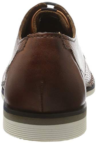 bugatti 311892014100, Zapatos de Cordones Derby Hombre, Marrón (Cognac 6300), 44 EU